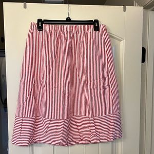 J. Crew Striped Skirt